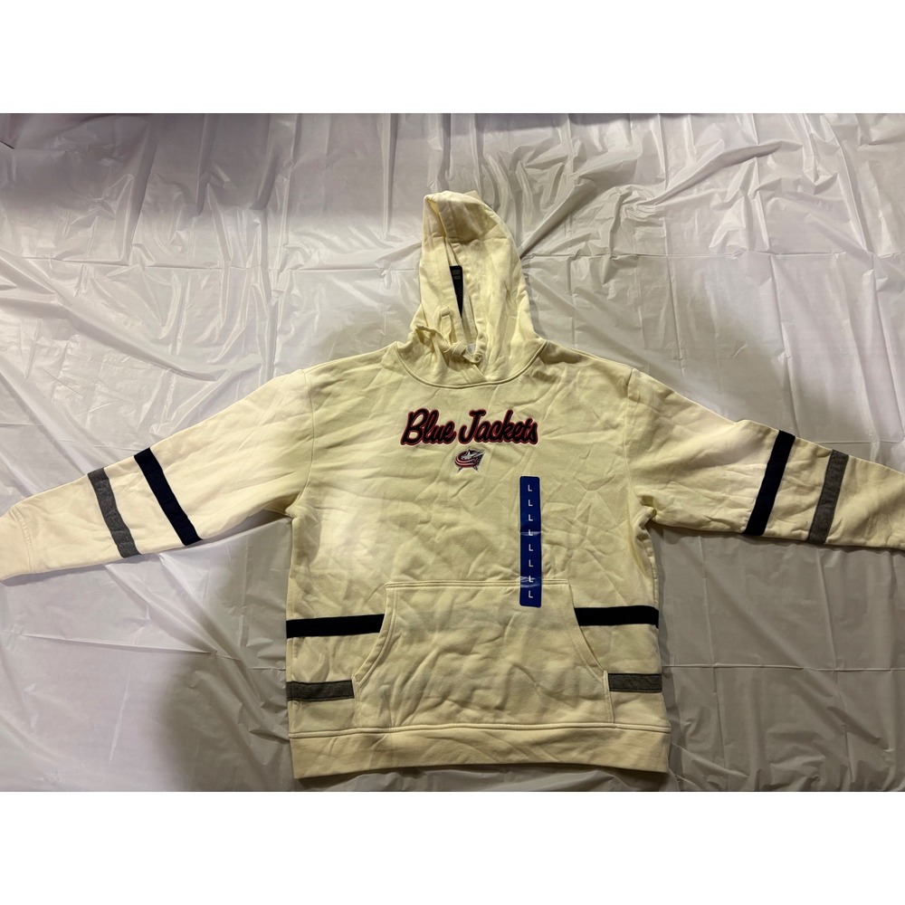 NWT Columbus Blue Jackets NHL Hockey Pullover Hoodie Sweatshirt Men's Size L - Picture 3 of 10